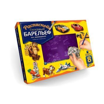 Расписной гипсовый барельеф Danko Toys Животные и транспорт РГБ-07 фото 1