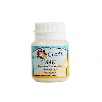 Глянцевый акриловый лак для покрытия готовых картин Art Craft 20 мл 5000-AC фото 1