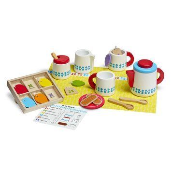 Деревянный набор "Чайный сервиз" Melissa&Doug MD9843 фото 1