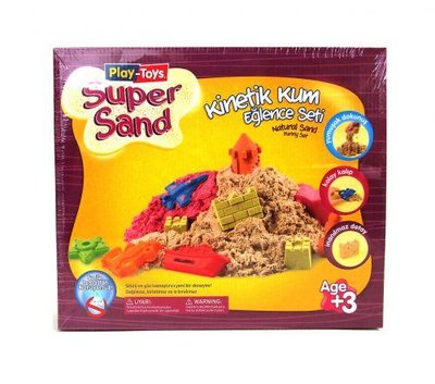 Кинетический песок "Super Sand" с песочницей фото 1