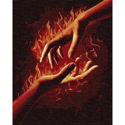 Картина по номерам Идейка "Огонь между нами 1" 40х50 см KHO4775 фото 1