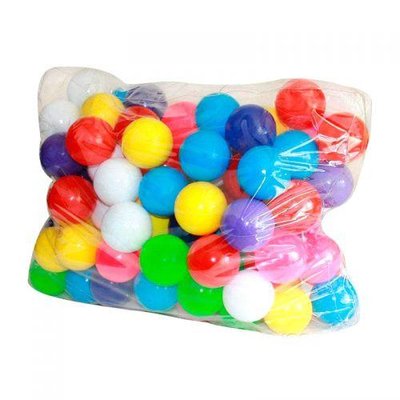 Кульки для сухого басейну Бамсік 80 мм 65 шт. в сумці 0264 фото 1