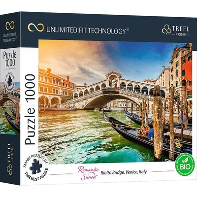 Пазли Trefl "Міст Ріальто, Венеція, Італія" 1000 елементів серії Безмежна колекція 68х48 см 10692 фото 1