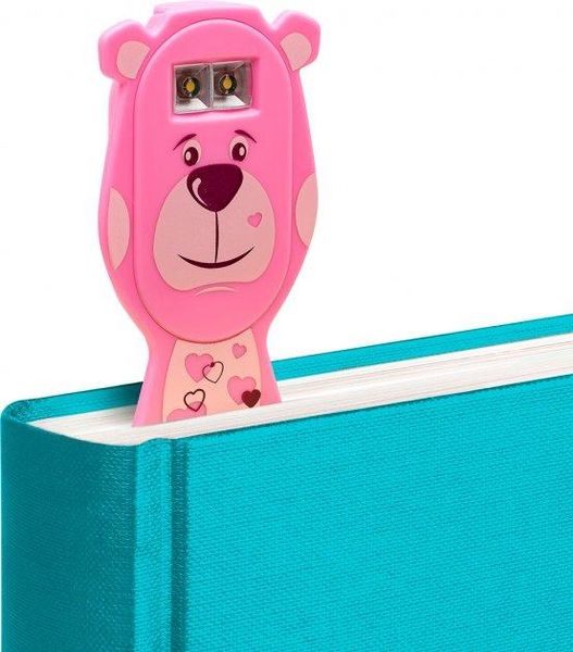 Дитяча закладка з LED ліхтариком FLEXILIGHТ із USB акумулятором 20 люм серії «Друзі» - Ведмедик фото 5