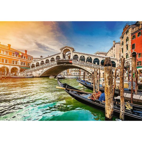 Пазли Trefl "Міст Ріальто, Венеція, Італія" 1000 елементів серії Безмежна колекція 68х48 см 10692 фото 2
