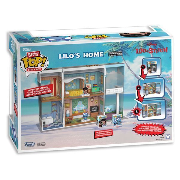 Ігровий набір BITTY POP! Boxes Ліло і Стіч Будиночок Ліло 2,3 см 85536 фото 6
