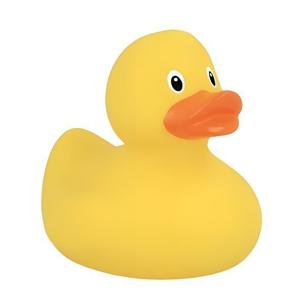 Стильна тематична гумова качечка FunnyDucks "Жовта" L1607 фото 2