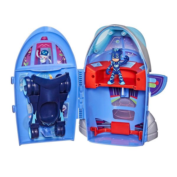 Фигурка Герои в масках (PJ MASKS) Штаб-ракета 2-в-1 (фигурка, машинка) фото 3