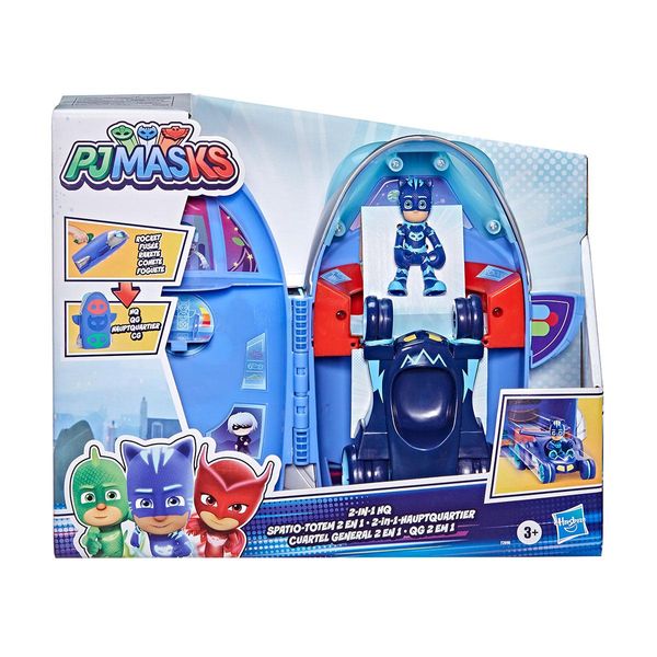 Фигурка Герои в масках (PJ MASKS) Штаб-ракета 2-в-1 (фигурка, машинка) фото 10