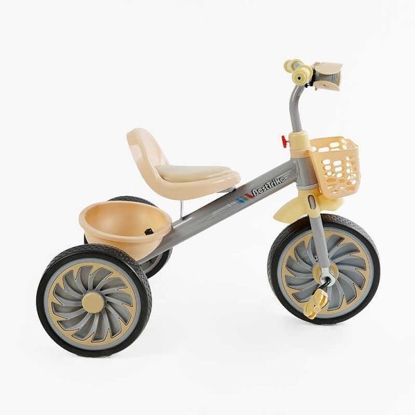 Детский трехколесный велосипед 10" Best Trike колеса EVA стальная рама световые и звуковые эффекты серый укр BS-35761 фото 2