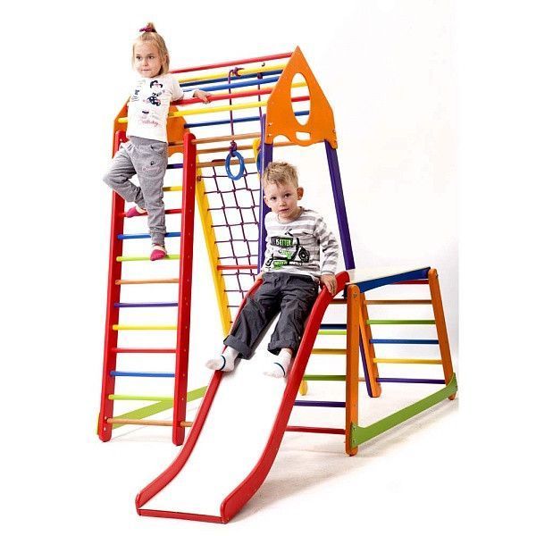 Игровой спортивный комплекс для дома SportBaby BambinoWood Color Plus 1-1 фото 6