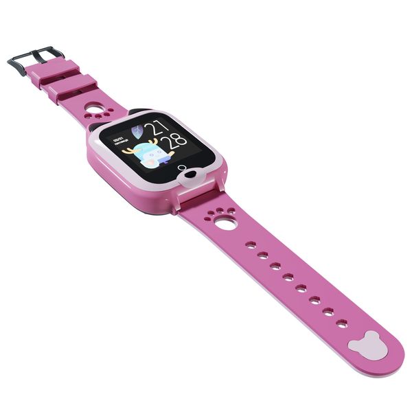 Детские водонепроницаемые GPS часы MYOX MX-58GW (4G) розовые с видеозвонком фото 8