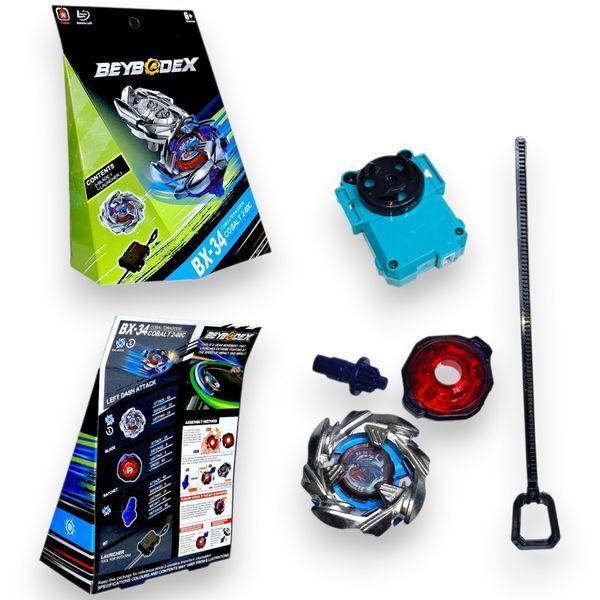 Бейблейд X Кобальт Драгун (Beyblade X Cobalt Dragoon) сезон 1 стиль атака BX-34 фото 4