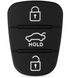 Гумові кнопки-накладки на ключ Hyundai i10 (Хюндай i10) симетрія фото 1