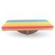Дерев'яна балансувальна дошка по Більгоу Х-подібна SwaeyBoard фетр Rainbow до 150 кг фото 1