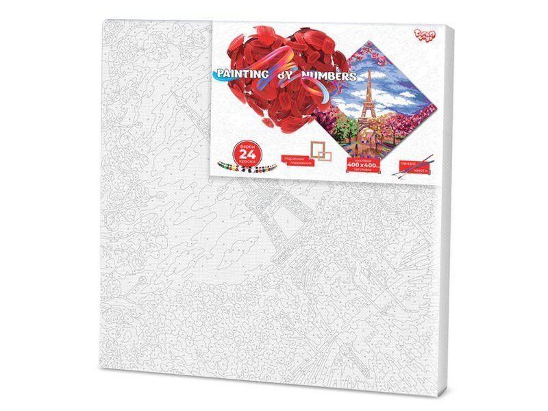 Картина по номерам Danko Toys Весна в Париже 40х40см KpNe-02-02 фото 2