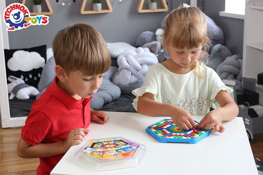 Мозаика для детей ТехноК Цветной мир 220 элементов 2070 фото 6