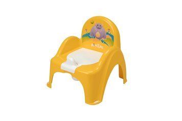 Дитячий горщик-стілець TEGA BABY "Монстрики" з музикою жовтий фото 1