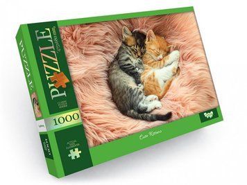 Пазли Danko Toys Кошенята 1000 елементів 68 х 47 см C1000-11-09 фото 1