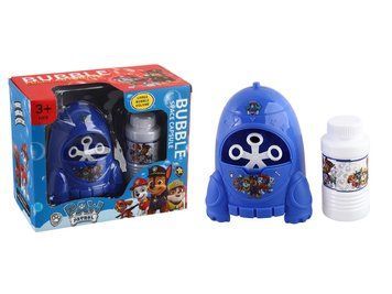 Автоматичний генератор мильних бульбашок на батарейках Bubble Paw Patrol синій фото 1