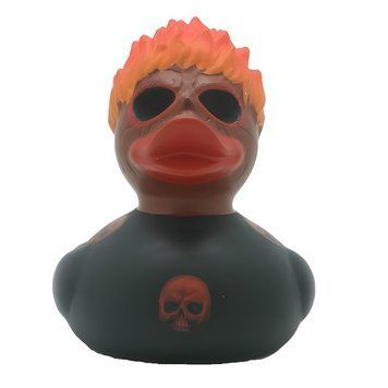 Стильная тематическая резиновая уточка FunnyDucks "Огонь" L2027 фото 1