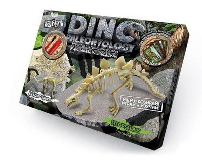 Набір для проведення розкопок Danko Toys Dino Paleontology Стегозавр (рус) DP-01-01 фото 1
