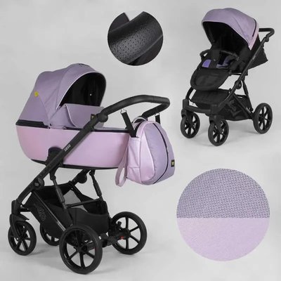 Универсальная детская коляска - трансформер 2 в 1 Expander DEXO Pink ткань + эко-кожа D-21044 фото 1