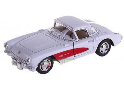 Машинка KINSMART Chevrolet Corvette 1:34 белая KT5316W фото 1