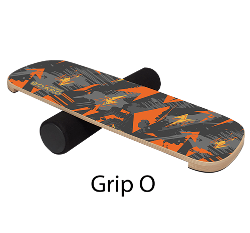 Деревянный балансборд SwaeyBoard форма Standart Grip On Fire с ограничителями до 120 кг фото 1