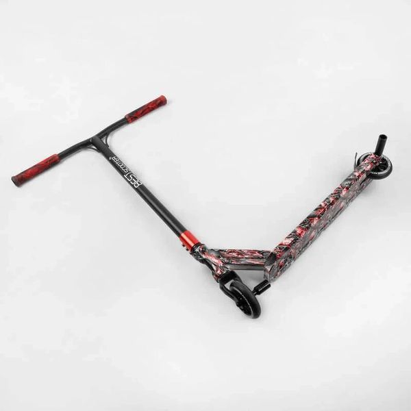 Трюковый самокат Best Scooter Graffity Dead Rider HIC-система, пеги, колёса 110 мм красный BS-77488 фото 8