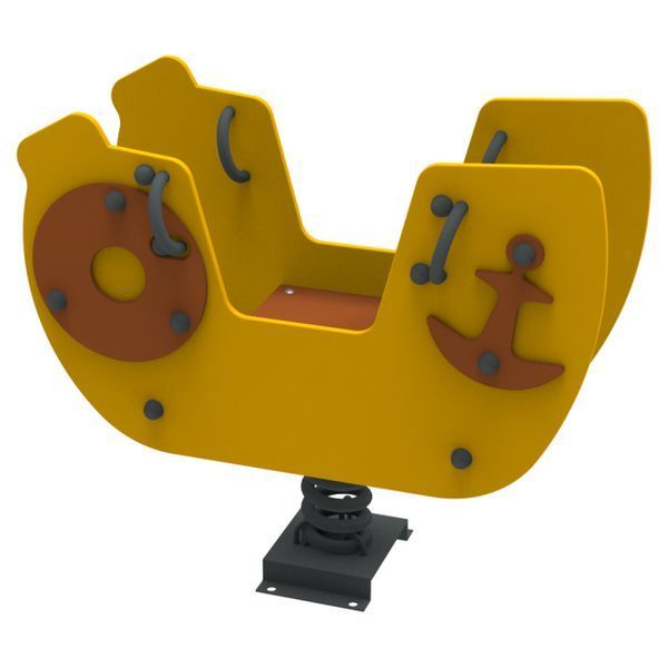 Качеля на пружине для детской площадки Kidigo Ship Baby 100х43х90см фото 4