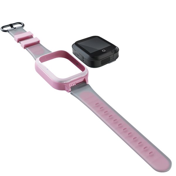 Детские водонепроницаемые GPS часы MYOX MX-55GW (4G) розовые с видеозвонком фото 9