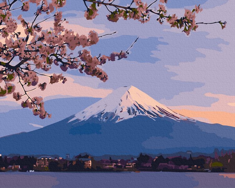 Картина за номерами BrushMe "Гора Фуджі" 40х50см BS540 фото 1
