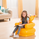 Детское надувное 3D кресло Intex Мишка 66х64х71см на 3-8 лет, до 35 кг желтый 68556 фото 3