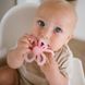 Прорезыватель для зубов силиконовый Babyono Цветочек 0м+ 9х9 см розовый 1596 фото 3