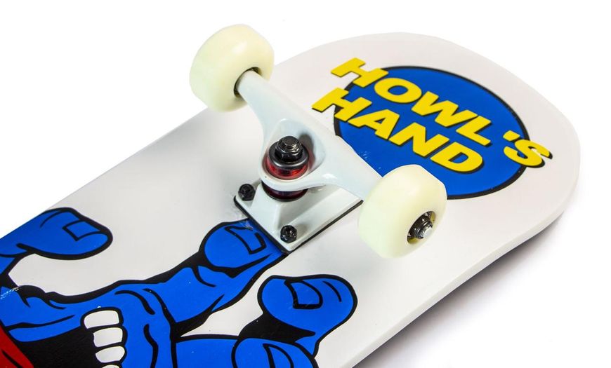Дитячий скейтборд (Скейт) для початківців дерев'яний Scale Sports "Howls Hand" 90 кг фото 3
