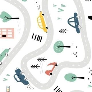 Деревянный рокерборд для детей и взрослых SwaeyBoard пробковый принт Road с защитой пальцев до 100 кг фото 2