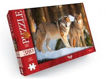 Пазли Danko Toys Вовки 380 елементів 48 х 34 см C380-05-09 фото 1