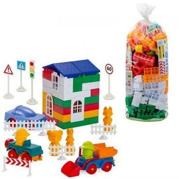 Детский конструктор Colorplast Лидер №4 150 деталей 1-053 фото 1