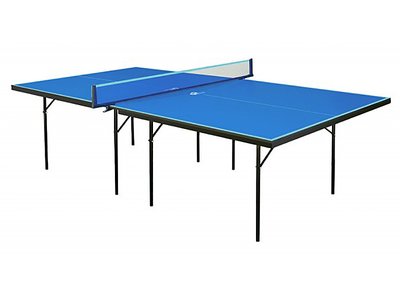 Теннисный стол GSI Sport Hobby Premium Gk-1.18 с аксессуарами 274х152 см ЛДСП синий фото 1
