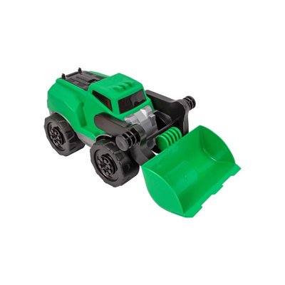 Іграшковий трактор з ковшем ТехноК 28 см зелений 8553 фото 1
