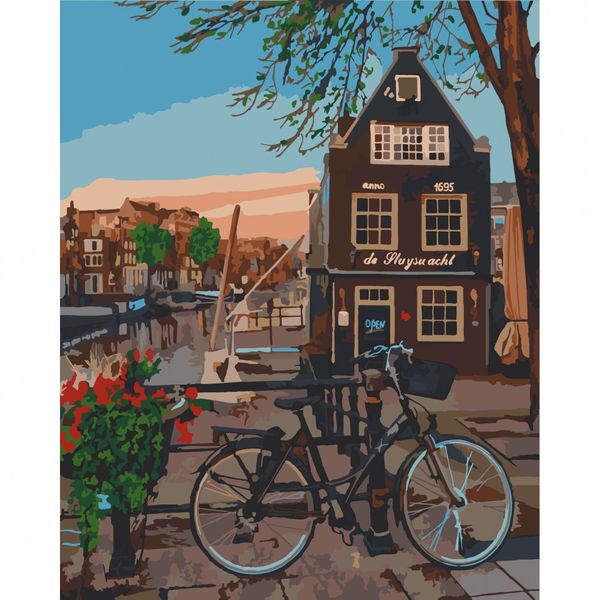 Картина за номерами Art Craft "Кафе в Амстердамі" 40х50см 10580-AC фото 1