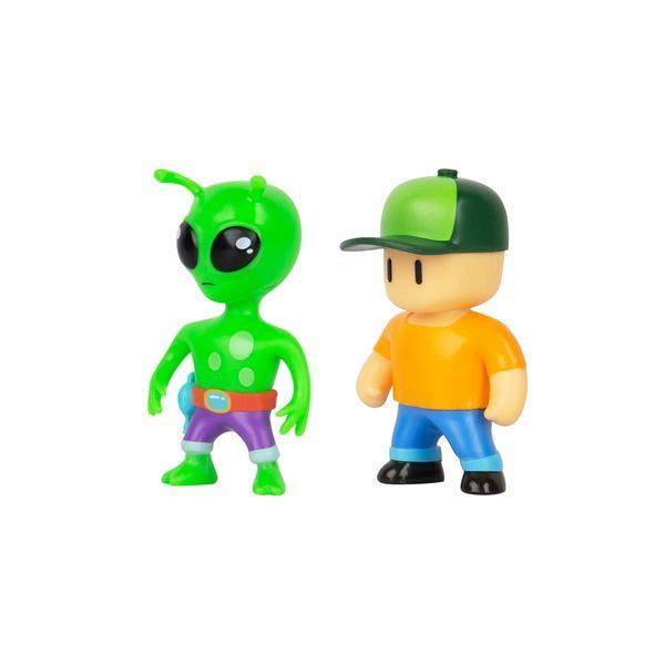 Набор коллекционных фигурок STUMBLE GUYS Мистер Стамбл и Пришелец 2 фигурки 6 см SG2015-1 фото 3