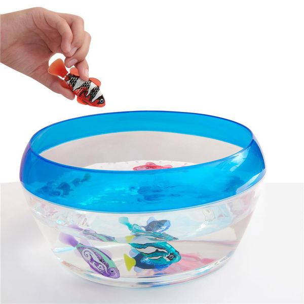 Интерактивная игрушка для ванны ROBO ALIVE - Роборыбка (розовая) фото 3