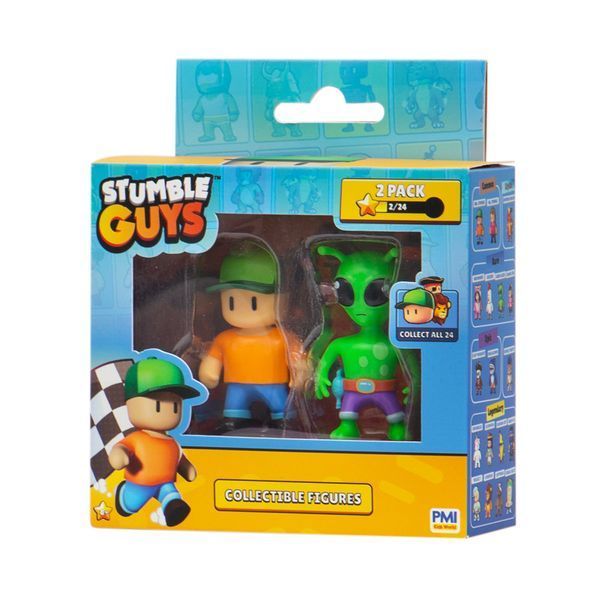 Набор коллекционных фигурок STUMBLE GUYS Мистер Стамбл и Пришелец 2 фигурки 6 см SG2015-1 фото 2