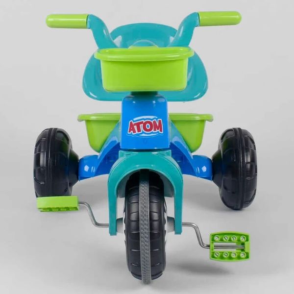 Дитячий триколісний велосипед Pilsan 34 пластикові колеса синій 07-169 фото 4