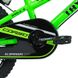 Велосипед детский двухколёсный 18" CORSO Tayger алюминиевая рама доп колеса зеленый TG-14763 фото 4
