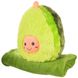 Детский плед 150х100 см с подушкой - игрушкой 40 см "Авокадо" зеленый 0906-2 фото 1