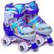 Раздвижные ролики квады 29-33 Scale Sports фиолетовые фото 6