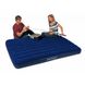 Велюровый надувной матрас для отдыха и сна Intex двойной с подушками и насосом 152х203х25 см 64765 фото 7